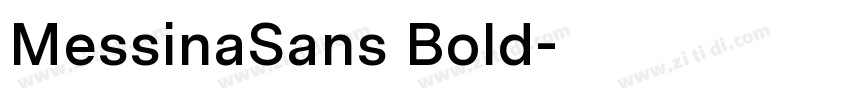 MessinaSans Bold字体转换